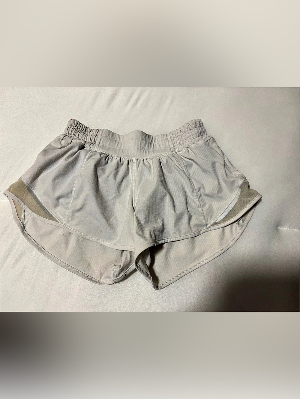 Lululemon Speed Up Short Swim Trunks in White